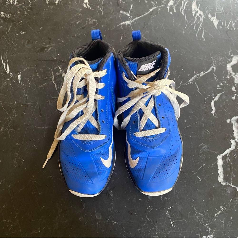 Nike Royal Blue High-Tops with White Laces